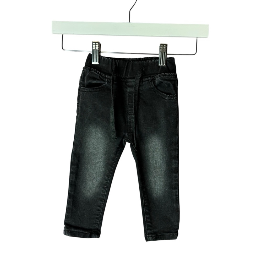 Little Bipsy Black Faded Denim Jogger 18-24M
